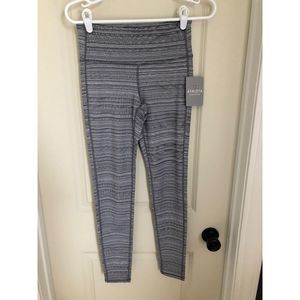Athleta High Rise Jacquard Chaturanga Tight Gray‎ SIZE SMALL